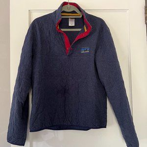 Patagonia Vintage Quilted Pullover Fleece Sweatshirt - M